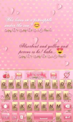 Valentine's Day Keyboard Theme android App screenshot 0